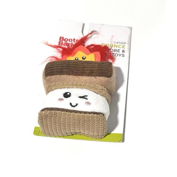 Boots and & Barkley - Catnip Pounce Cat S’more and Fire Toy Kitty Catnip New - Picture 4 of 4